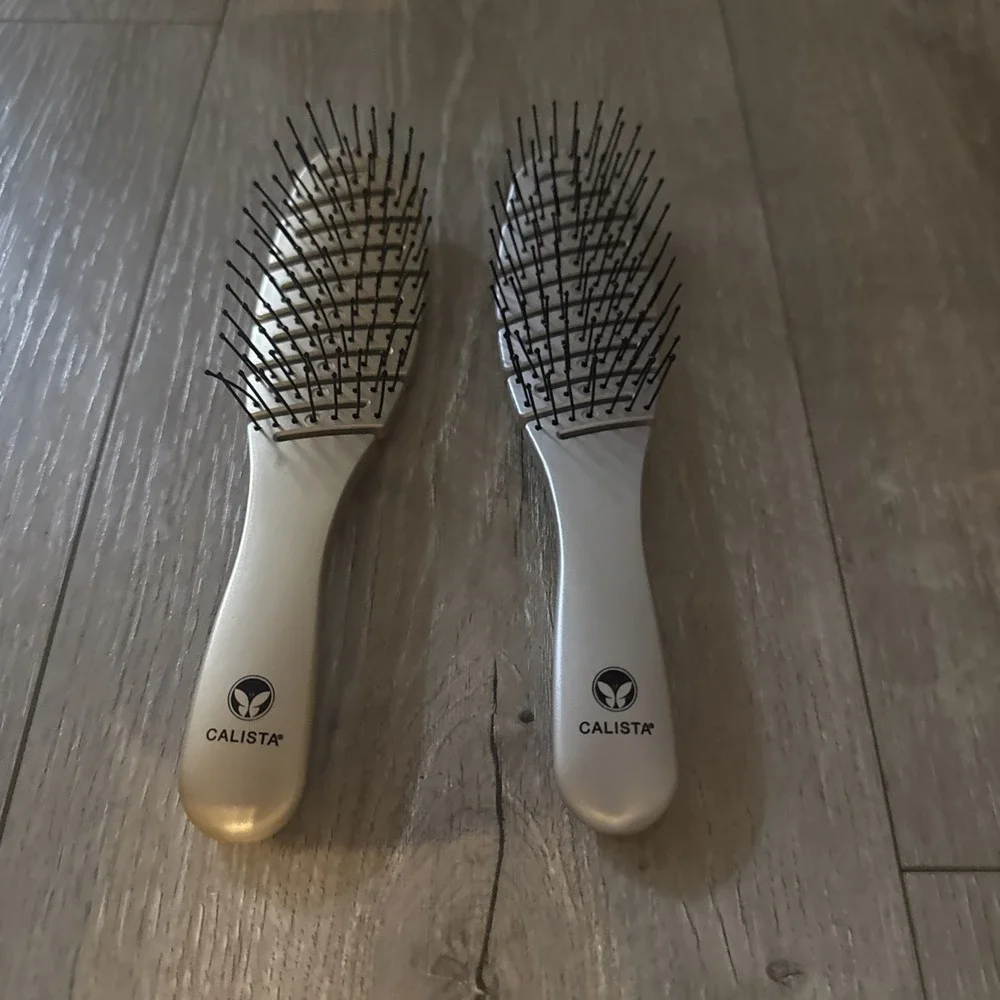 2 Calista Smoothie Hair Brush De-tangle Smooth Style‎ Flexible Lightweight